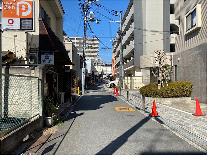 阪急茨木市方面からお越しの方 道順 2